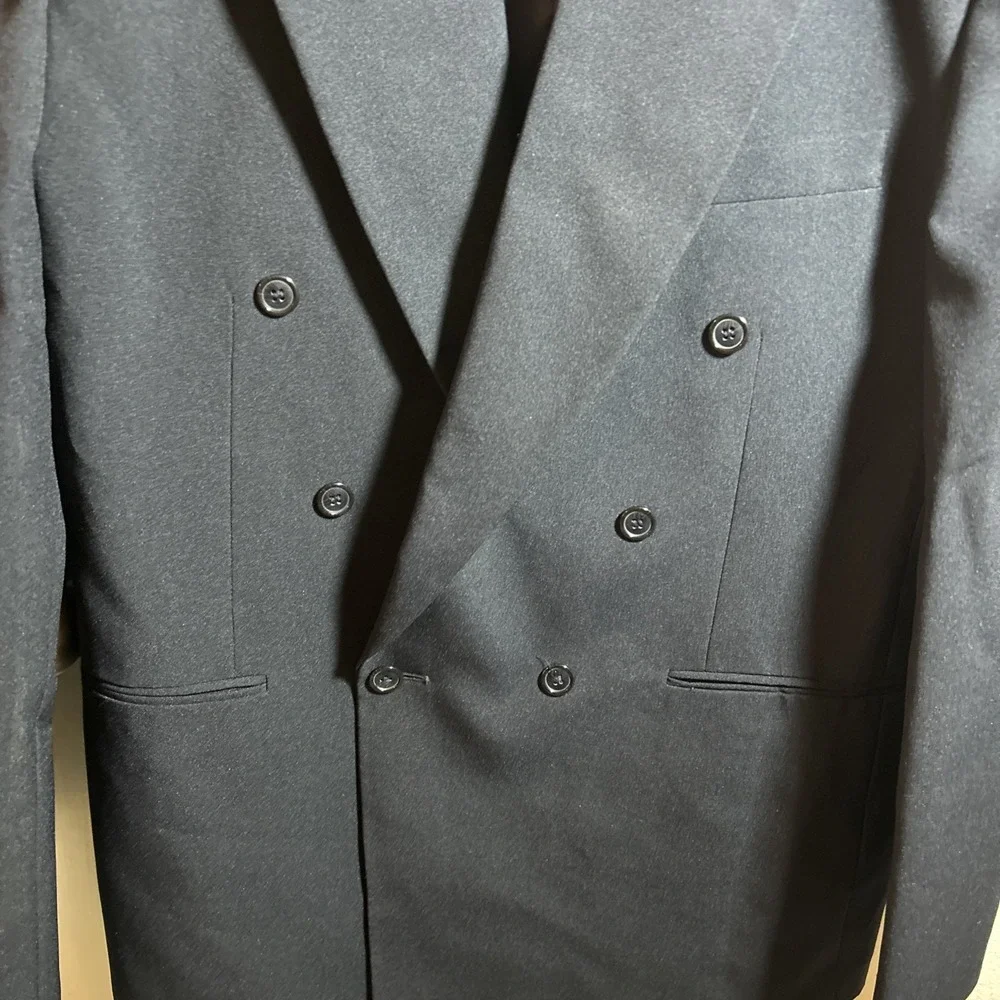 Dino Davinchi Navy Blue Suit Jacket 42L‎ 35W Polyester